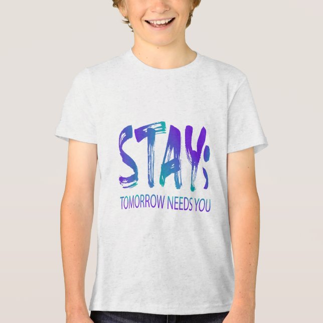 Camiseta Fique Amanhã Precisa Que Você Prevena O Suicídio (Frente)