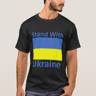 Camiseta Fique ao Lado da Ucrânia