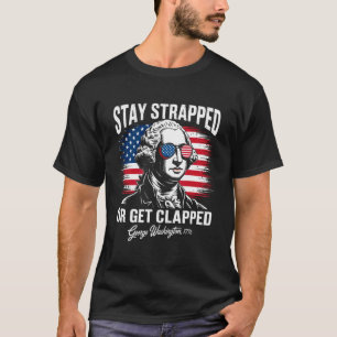 Camiseta Fique Armado ou Leve um Tiro, George Washington 4t