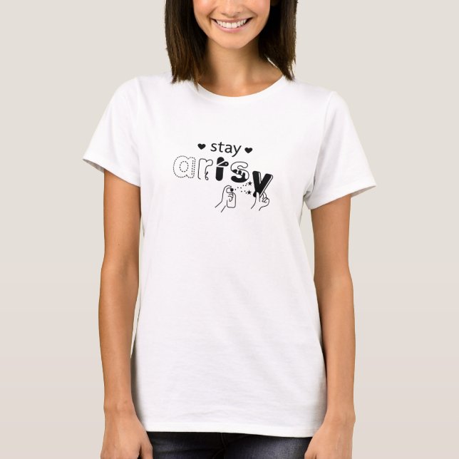 Camiseta Fique Artsy (Frente)