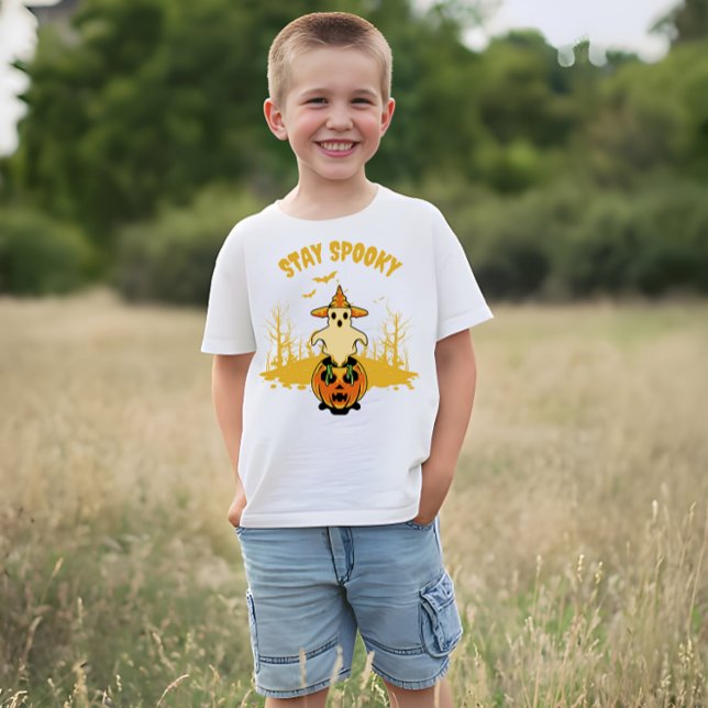 Camiseta Fique assustado (Criador carregado)