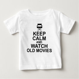 Camiseta Fique calma e assista filmes antigos