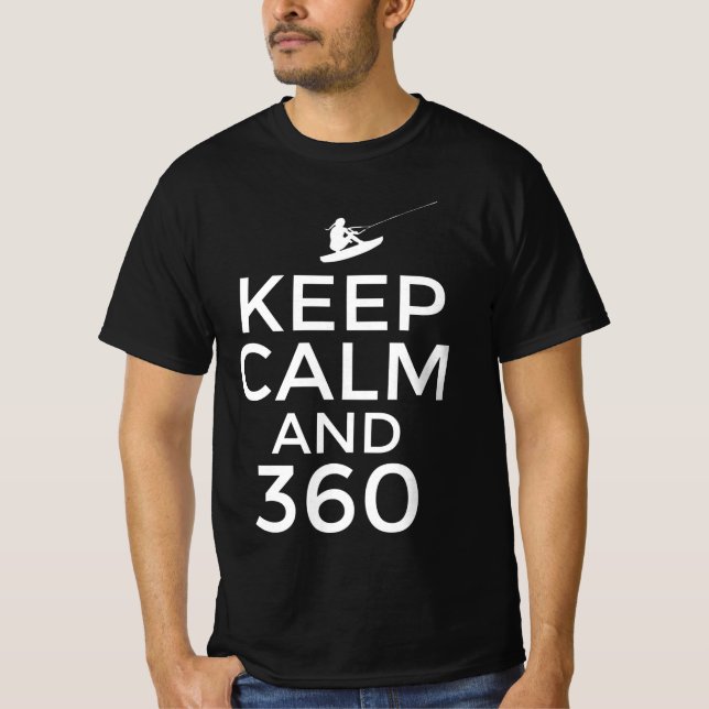 Camiseta Fique calmo e 360 (Frente)