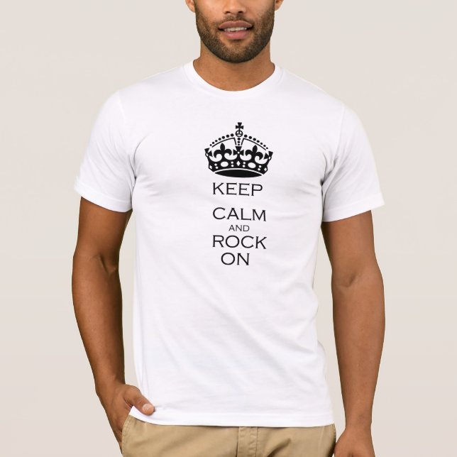 Camiseta Fique calmo e acelere (Frente)