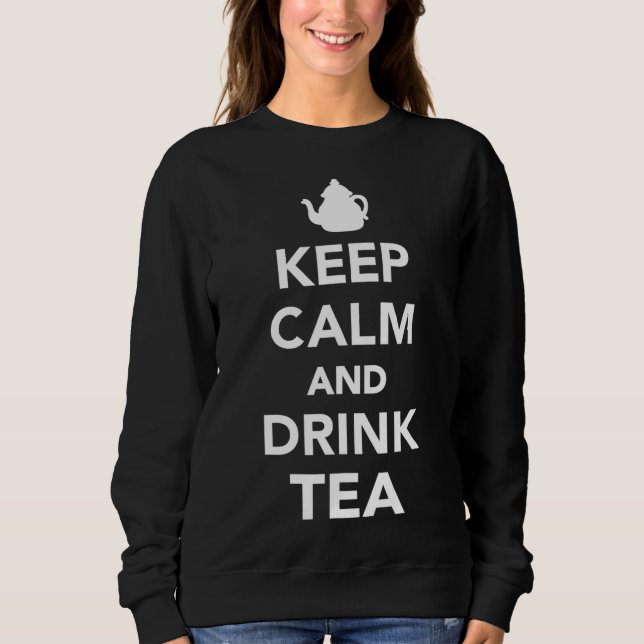Camiseta Fique calmo e beba chá (Frente)