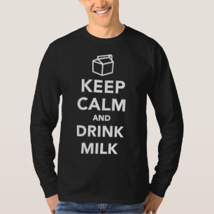 Camiseta Fique calmo e beba leite