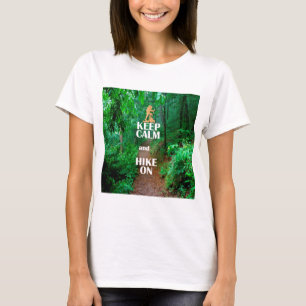 Camiseta Fique calmo e caminhe