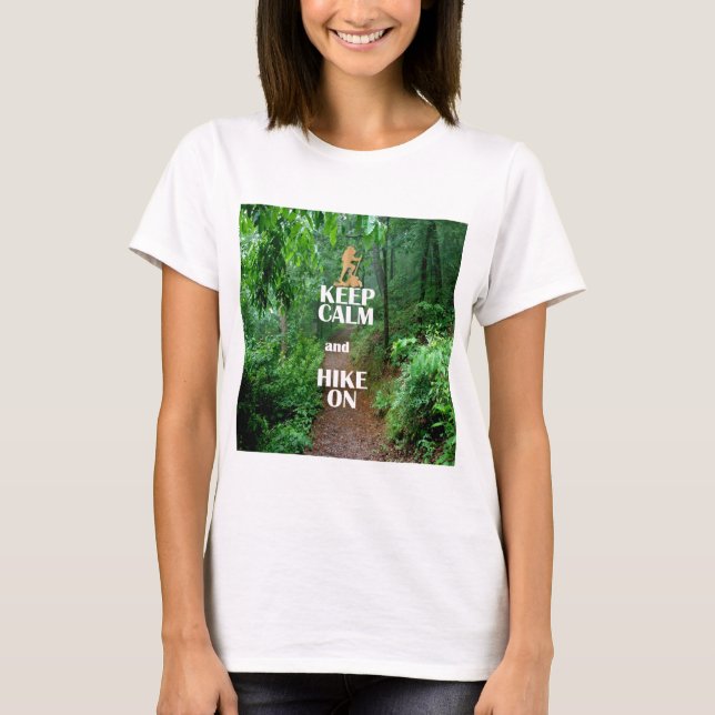 Camiseta Fique calmo e caminhe (Frente)