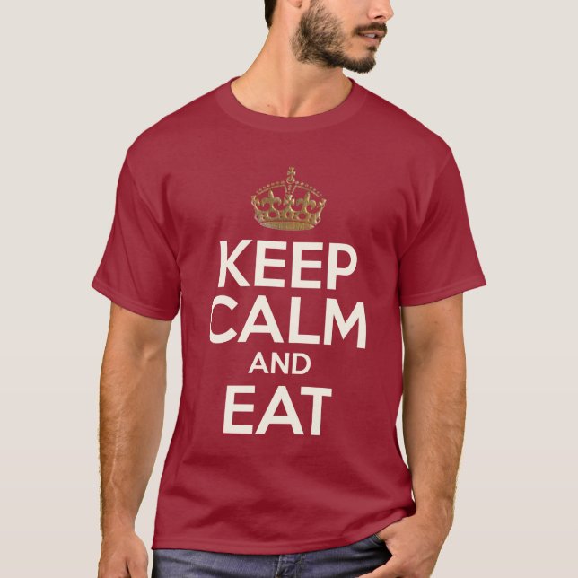 Camiseta Fique Calmo E Coma (Frente)