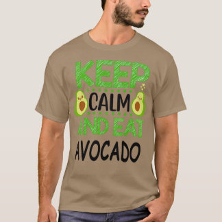 Camiseta Fique calmo e coma abacate 3
