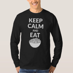 Camiseta Fique Calmo E Coma Mac E Queijo