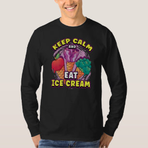 Camiseta Fique Calmo E Coma Sorvete