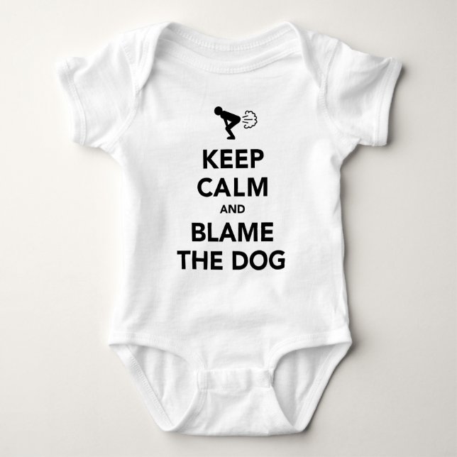 Camiseta Fique Calmo E Culpe O Cão (Frente)