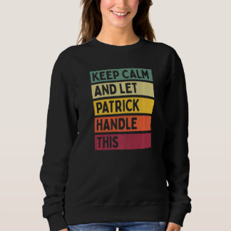 Camiseta Fique Calmo E Deixe Patrick Lidar Com Essa Cota Re