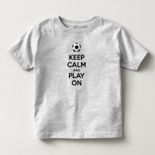 Camiseta Fique calmo e jogue