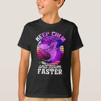 Camiseta Fique Calmo E Natação Mais Rápido