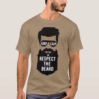 Camiseta Fique Calmo E Respeite A Barba Mana T
