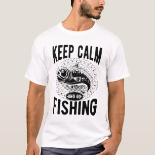 Camiseta Fique Calmo E Vá Pescar