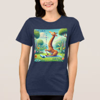 Fique Calmo Para Esticar - Girafa Yoga Design