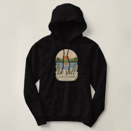 Camiseta Fique Calmo & Saiba Salmo 46:10 Natureza Cristã Fé