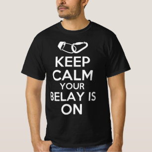 Camiseta Fique Calmo Seu Cinturão Está Em Uma Boca Bonita S