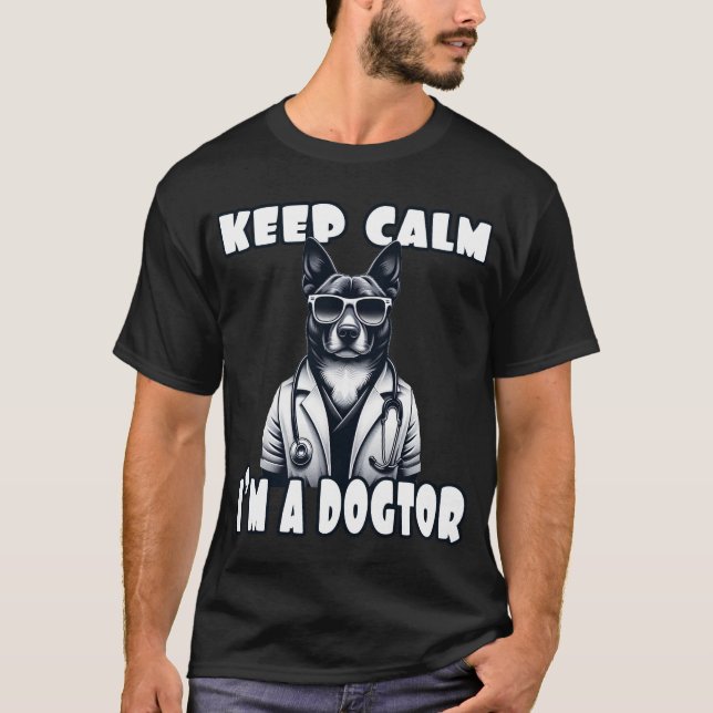 Camiseta Fique Calmo, Sou Um Doga (Frente)