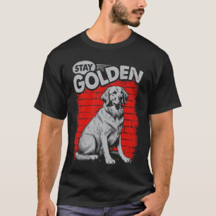 Camiseta Fique Cão Retriever Golden