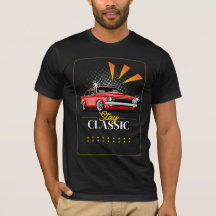 Fique Clássico Carro Musculoso Vintage Retro