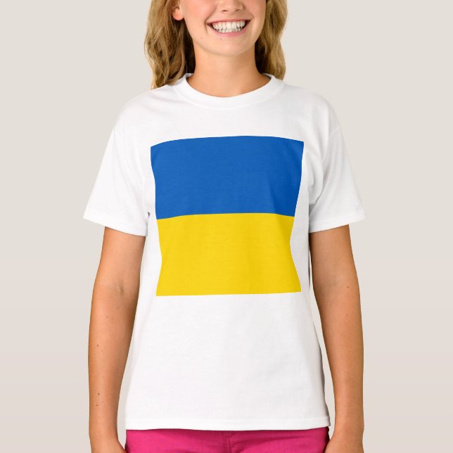CAMISETA FIQUE COM A UCRÂNIA! (Frente)