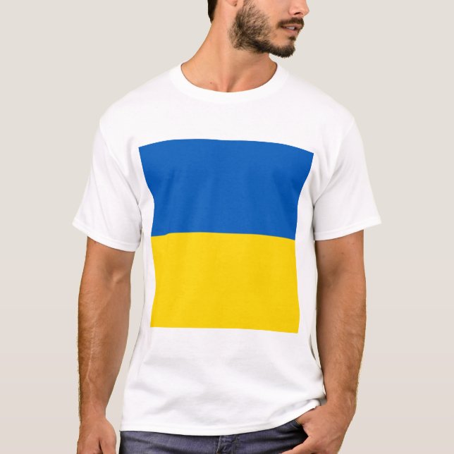 CAMISETA FIQUE COM A UCRÂNIA! (Frente)