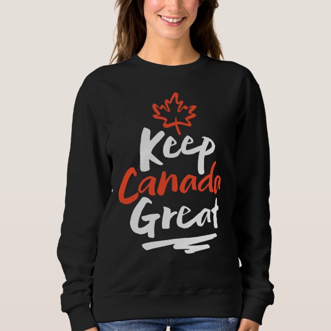 Camiseta Fique com o Excelente do CANADÁ! Canadiano Maple L (Frente)