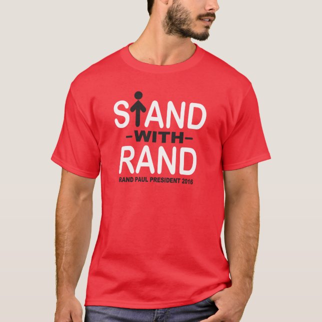 Camiseta Fique com o Rand (Frente)