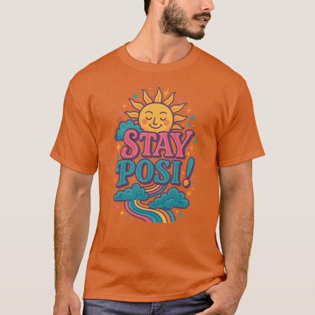 Camiseta Fique com Posi! Tee Sol Bonito (Frente)