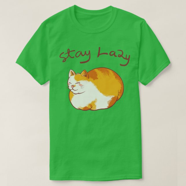Camiseta Fique Com Preguiça (Frente do Design)