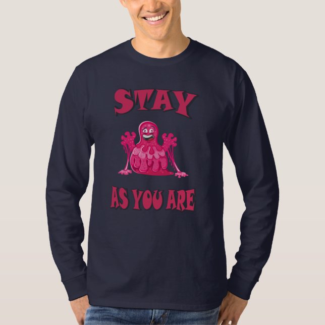 Camiseta Fique como você é (Frente)