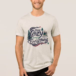 Camiseta Fique Confortável – Leituras Florestais & Paz Flui