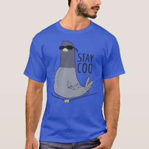 Camiseta Fique Coo Engraçado Presente Legal Pigeon Bird Lov