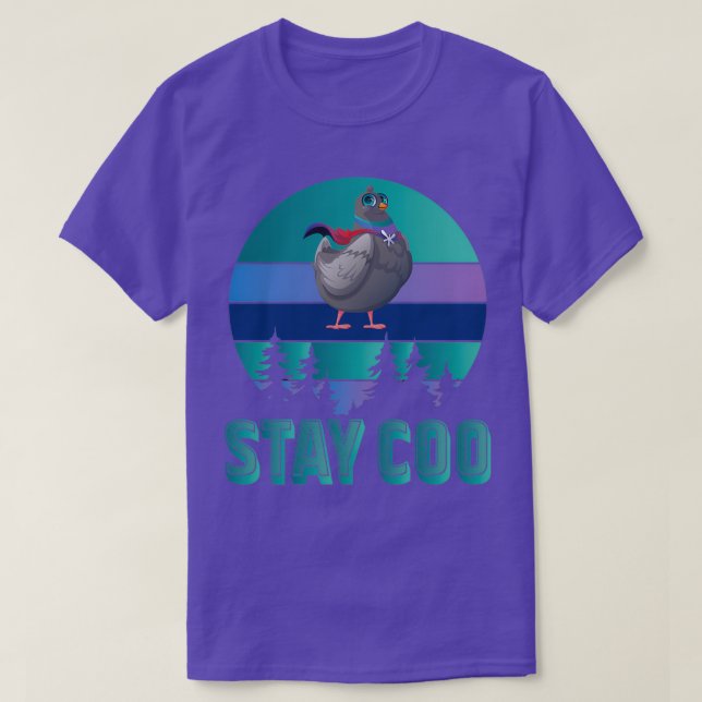 Camiseta Fique Coo Vintage Pigeon 1 (Frente do Design)