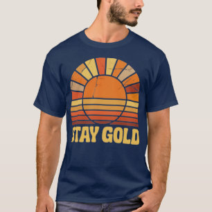 Camiseta Fique Dourado - Outsiders Classic 1980s Retro