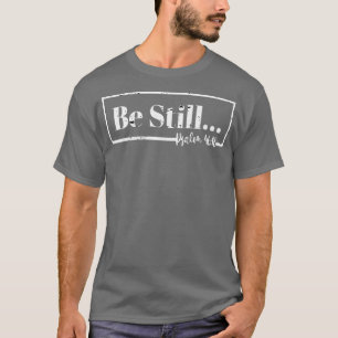 Camiseta Fique E Conheça A Fé Cristã Em Deus Premium