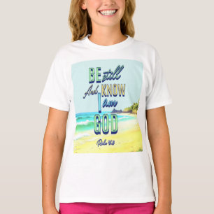 Camiseta Fique E Saiba Que Sou Deus Salmo 46:10