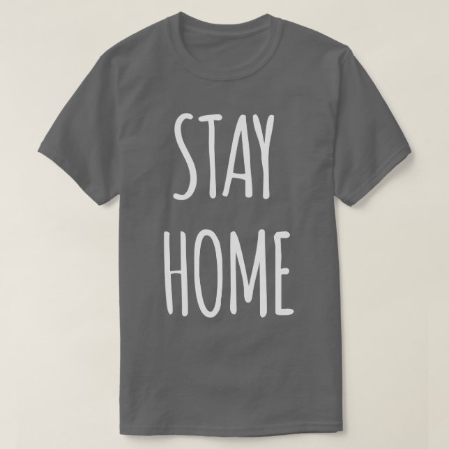 Camiseta Fique em casa (Frente do Design)