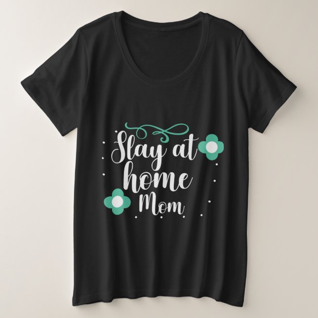 Camiseta Fique em casa mãe (Frente do Design)