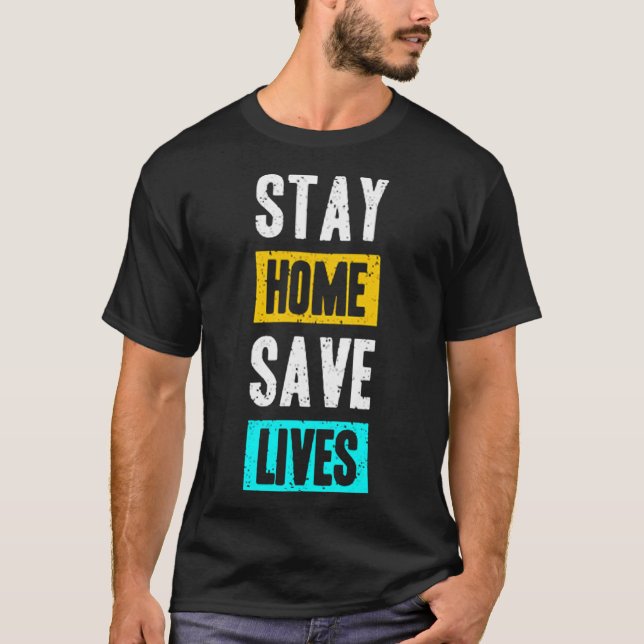 Camiseta Fique em casa salvando vidas (Frente)