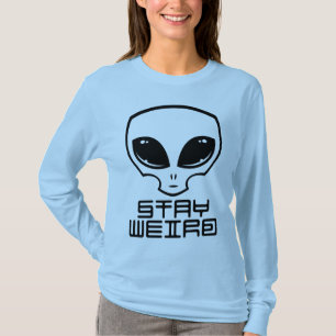 Camiseta Fique estranho Alienígena