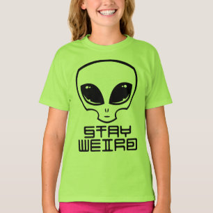 Camiseta Fique estranho Alienígena