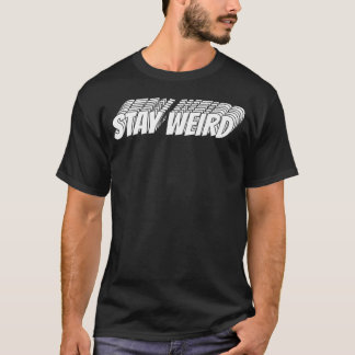 Camiseta Fique estranho Gótico Emo Gothic, fique estranho
