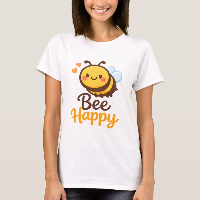 Camiseta Fique Feliz (Frente)