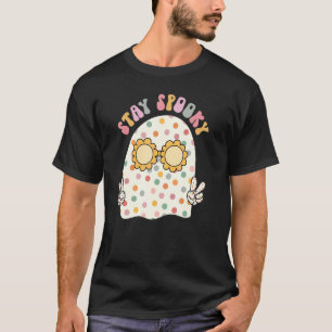 Camiseta Fique Feliz Halloween Fofo Para Garota