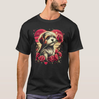 Camiseta Fique feliz. Você será meu cachorro para sempre.